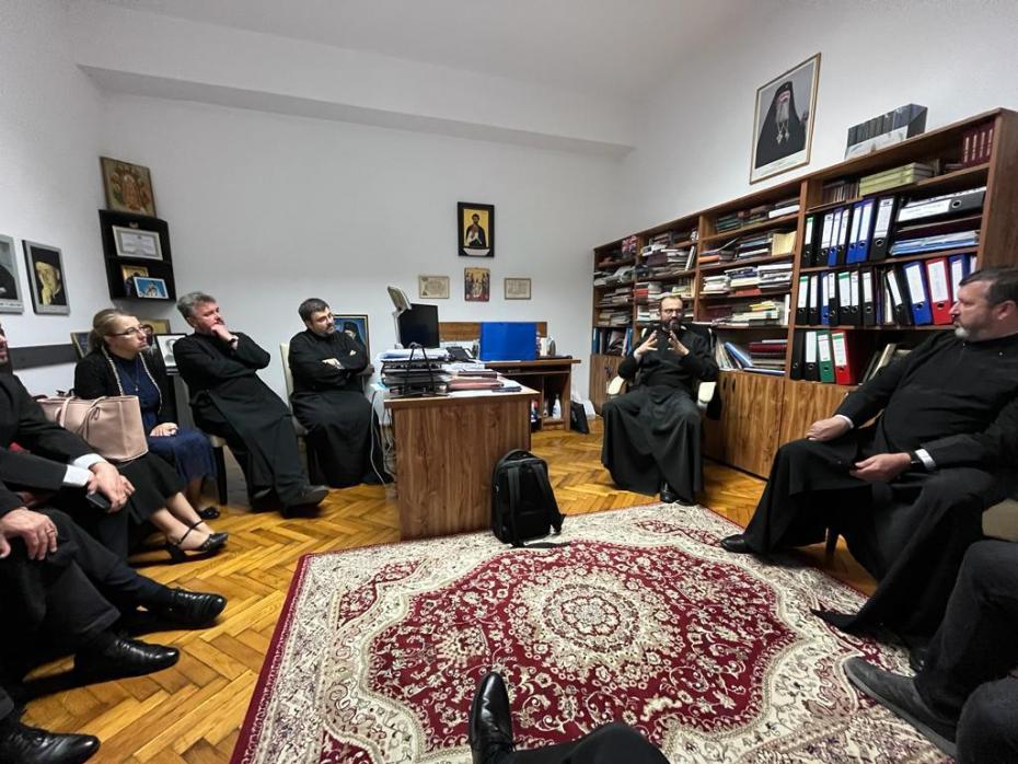 Directorii Seminariilor Teologice din Arhiepiscopia Iașilor, în vizită la Cluj Napoca