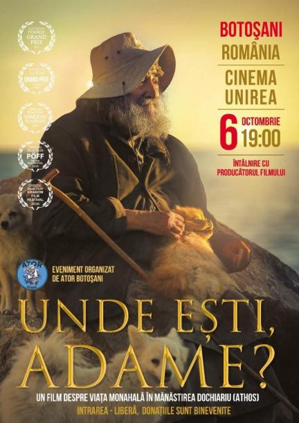 Proiecție de film - „Unde ești, Adame?”